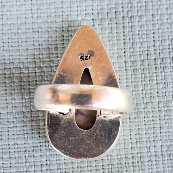 New Spot Jasper 925 Silver Ring. Size 8.25 - Picture 9 of 10